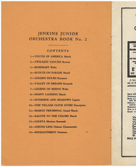 Vintage Jenkins Junior Orchestra Book No. 2 Alto Saxophone w/ Band Parts