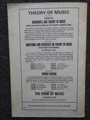 Music Thoery Books Job Lot of 4- AB Guide, Rudiments of Music Theory In Practice