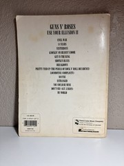 Guns N&rsquo; Roses, Use Your Illusion II, Songbook for Guitar, Cherry Lane Music Co