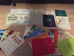 Lot Aprox 29 Antique Sheet Music Books Organ Violin Vocal Mid 1900s Onwards