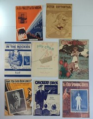 Lot of Antique Sheet Music estate find 17 Piece Piano Antique early 1900 – 1950s