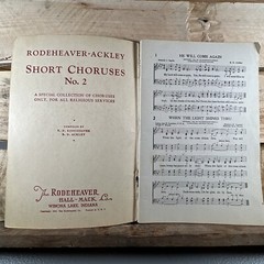 New Rodeheaver-Ackley Short Choruses No. 2 (1944 Paperback Songbook)
