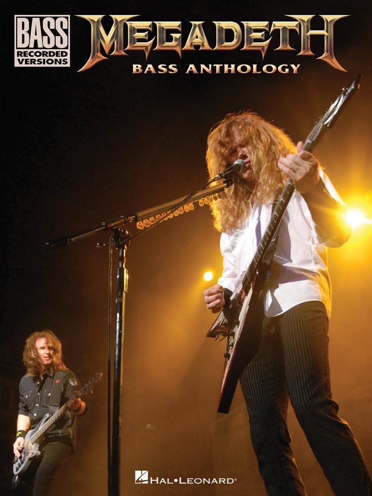 Megadeth Bass Anthology for Bass Guitar Tab Sheet Music 20 Classics Song Book