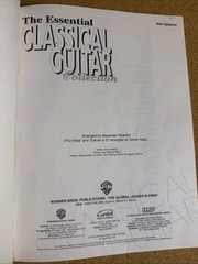 Classical Guitar Tab Songbook The Essential Classical Guitar Coll 36 Songs VG