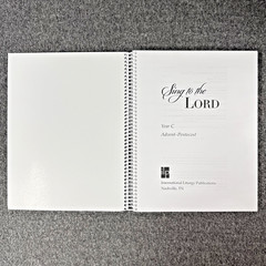 Sing to the Lord Year C Responsorial Psalms Songbook by ILP (Spiral Bound)