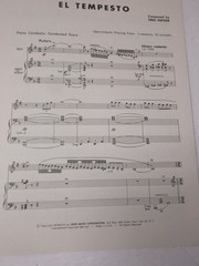 Fred Kepner El Tempestro B Flat Trumpet (Cornet) with Piano Sheet Music Leeds Co