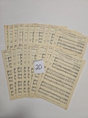 Lot of 79 Kjos Choral Choir Sheet Music SATB Vintage Religious Various Church