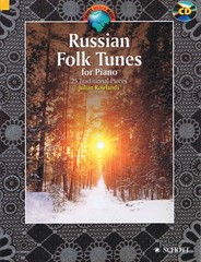 Russian Folk Tunes for Piano Solo Sheet Music 25 Traditional Pieces Book CD