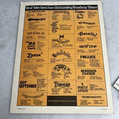 Vintage Sheet Music Lot Show Tunes Musicals Show Boat Annie Get Fiddler