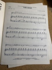 1970&rsquo;s Alto Saxophone With Piano Songbook With Pull Put Sheet! Very Good Cond