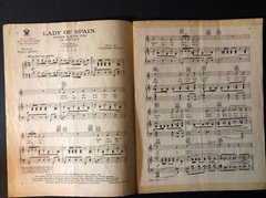 Lady Of Spain Vtg Sheet Music Erell Reaves Tolchard Evans 1941