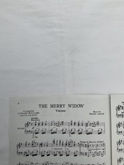 Franz Lehar Valse from The Merry Widow Piano Sheet Music.