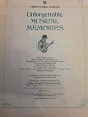 1984 Reader&rsquo;s Digest Songbook Unforgettable Musical Memories Spiral Hardcover