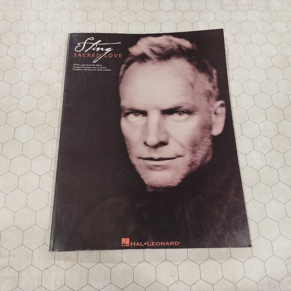 Sting: Sacred Love, Hal Leonard, piano/vocal/guitar, NOS, 2003