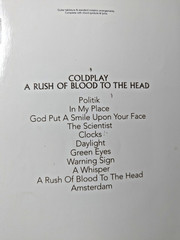 Coldplay A Rush Of Blood To The Head For Voice & Guitar Tab Edition Sheet Music