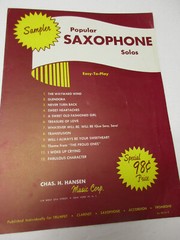 Popular Saxophone Solos Sampler Easy to Play Sheet Music The Wayward Wind