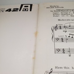 Bless This House Ethel Smith All Organ Ser. 42 Charles Hansen Vintage Music Book
