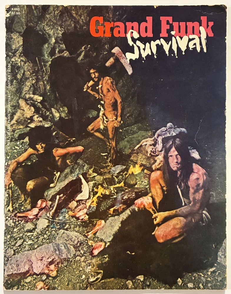 1971 « GRAND FUNK ~ SURVIVAL » ROCK ERA SHEET MUSIC SONG BOOK