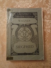 1904 Wagner Siegfried Vocal Score Paperback G Schirmer Opera Score – Acceptable
