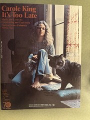 Carole King It’s Too Late Sheet Music Piano/Voice/Guitar Solo Pop 06636
