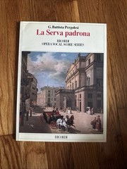 La Serva Padrona by Pergolesi Vocal Opera Score Italian 1997 Maid Mistress