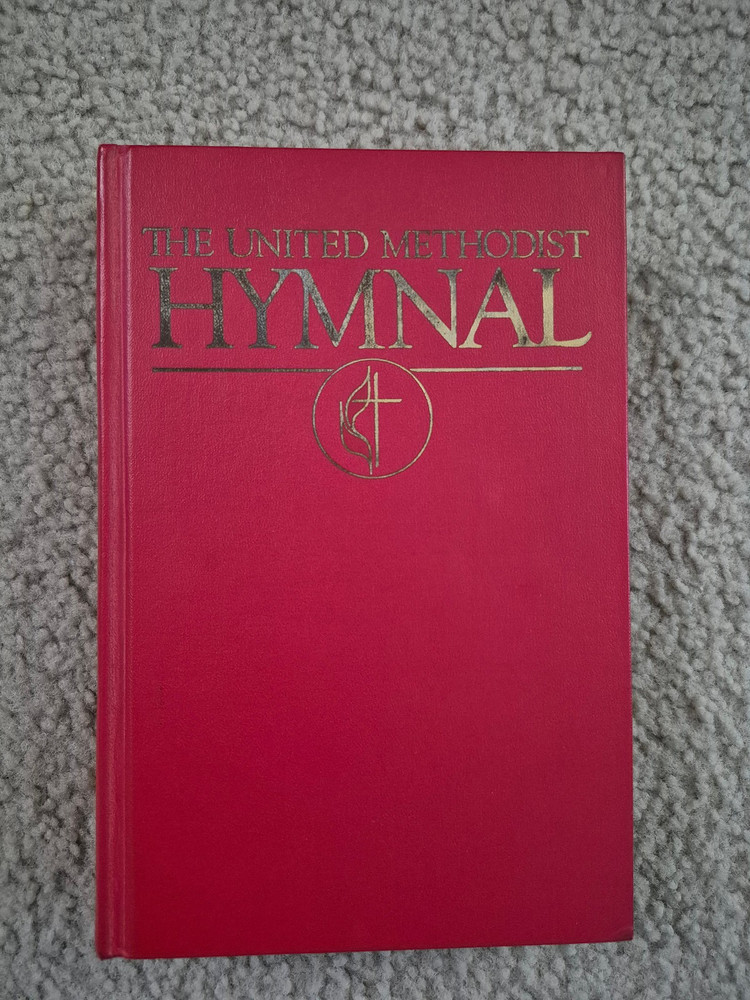 THE UNITED METHODIST HYMNAL Book of United Methodist Worship Red Hardcover 1989