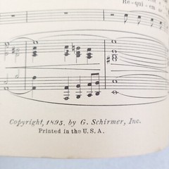 Verdi Requiem Vocal Score 1895 G Schirmer Masses and Vespers