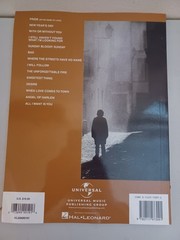 U2 -The Best Of 1980-1990 Piano and Guitar Book Hal Leonard Songbook