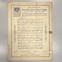 Oliver Ditson Company Whispering Hope Sheet Music Piano/Voice Solo MPN L.115-3