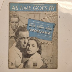As Time Goes By (Casablanca) Sheet Music Piano Guitar Ukulele Banjo 1941