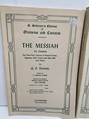 LOT OF ORATORIOS ELIJAH AND THE MESSIAH G F HANDEL AND MANDELSSOHN AND BONUS BKS
