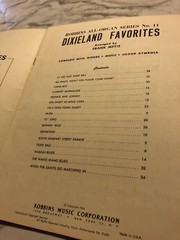 Robbins ALl Organ Series no. 11 Dixieland Favorites Sheet Music Book 1966