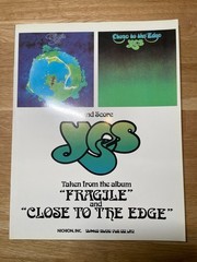 YES Fragile Close to The Edge BAND SCORE JAPAN GUITAR TAB Steve Howe Music Sheet