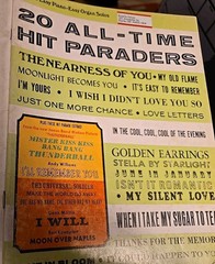 20 All Time Hit Paraders Easy Piano / Organ #62 1965 32 pages United Artists B9