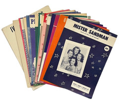 Sheet Music Lot 1950-1959 Mister Sandman Peter CottonTail Sugartime