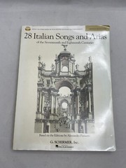 28 Italian Songs Arias of the 17th 18th Centuries Medium High Voice Music CDs