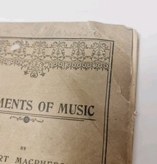 Rudiments of Music by S. Macpherson, Joseph Williams, Paperback Sheet Music Book