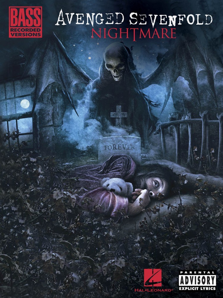 Avenged Sevenfold Nightmare Sheet Music Bass Recorded Versions NEW 000691054