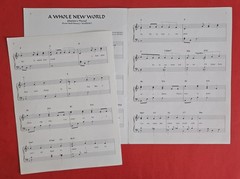 A Whole New World Sheet Music Duet Piano Guitar Vocals Walt Disney Aladdin Theme