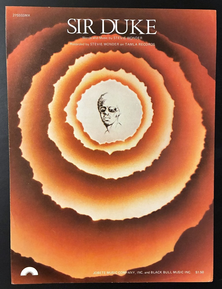 1976 « SIR DUKE » SHEET MUSIC – STEVIE WONDER – POP ROCK ERA