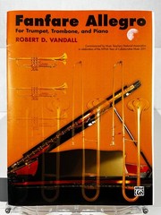 Fanfare Allegro Trumpet Trombone Piano Score & Parts Robert D. Vandall Alfred