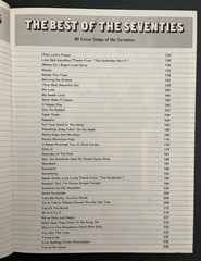 Easy Piano The Best of the Seventies Complete Words & Music 80 Great Songs