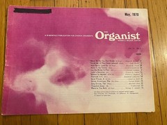 VTG The Organist Music Books 1960s, 1970s