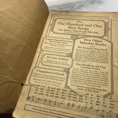 Vintage Cable Company The One Hundred And One Best Songs Piano Songbook 1912 USA