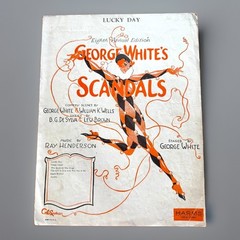Lucky Day George Whites Scandals Sheet Music Ray Henderson De Sylva Brown 1926
