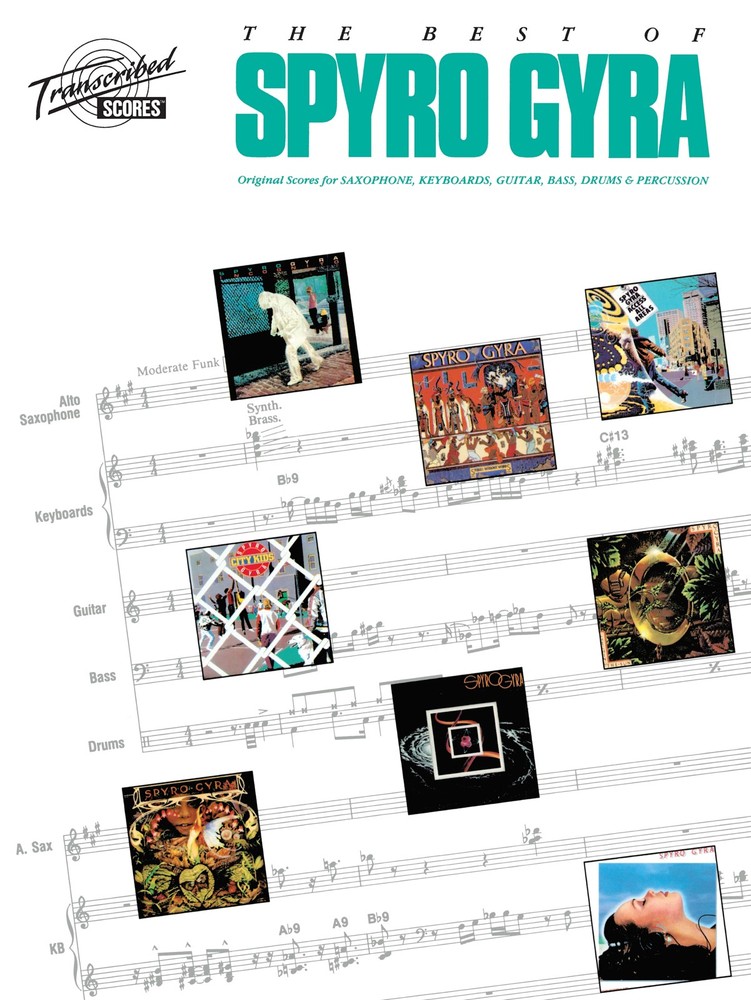 The Best of Spyro Gyra Score Sax Keyboard Guitar Bass Drum Jazz Sheet Music Book