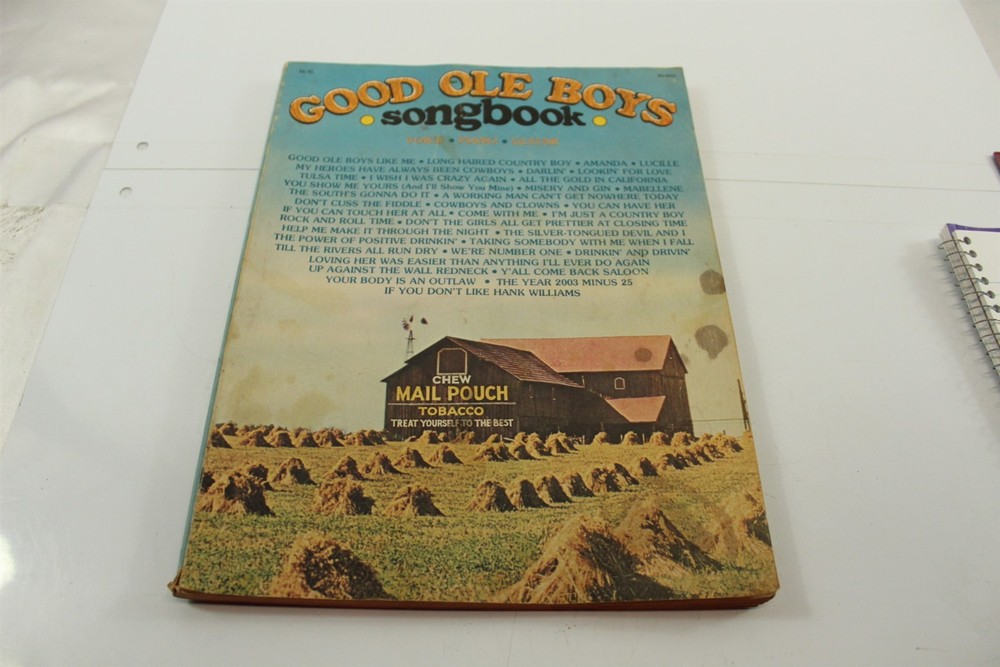 Vintage 1980 Good Ole Boys Songbook Voice, Piano, Guitar 128 Pages