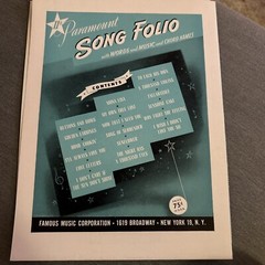 ROAD TO BALI Sheet Music « Chicago Style » Bing Crosby Bob Hope Dorothy Lamour
