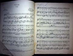 VILIA SONG, MUSICAL PLAY THE MERRY WIDOW WORDS BY ADRIAN ROSS FRANZ LEHAR