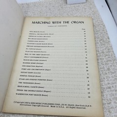 Marching For All Organs Sheet Music Book With 22 Songs King Music 1959